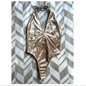 Velour Bodysuit